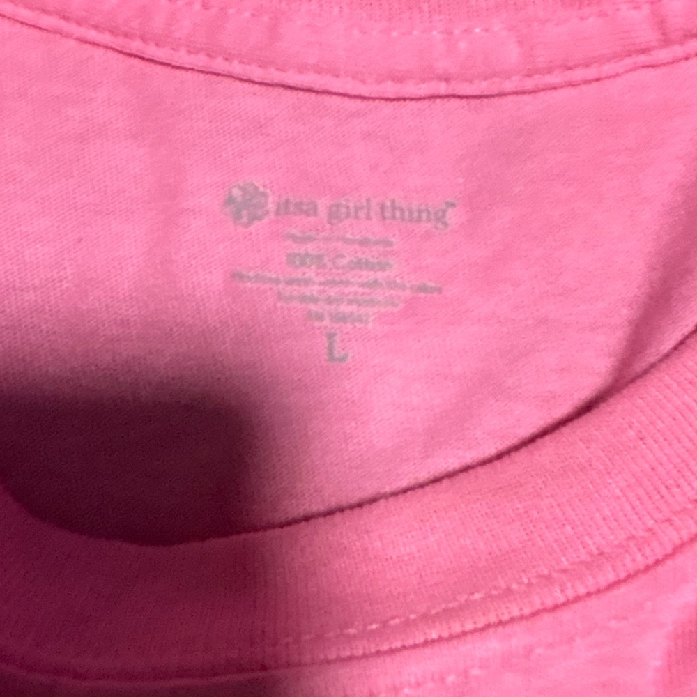 A Girl Thing Vibrant Pink Tee - Picture 4 of 4